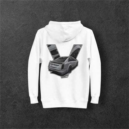 V Hoodie White